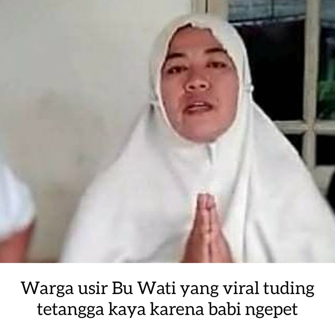 Tuding Tetangganya Kaya Karena Babi Ngepet, Ibu Wati Diusir Warga