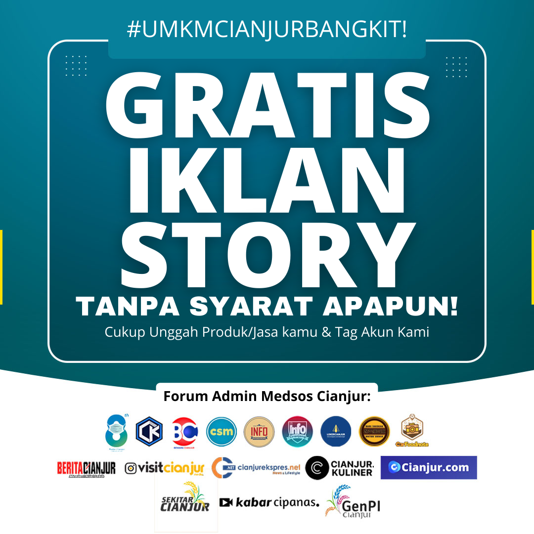 Iklan Gratis !!! Di Medsos Cianjur Untuk UMKM Cianjur Bangkit