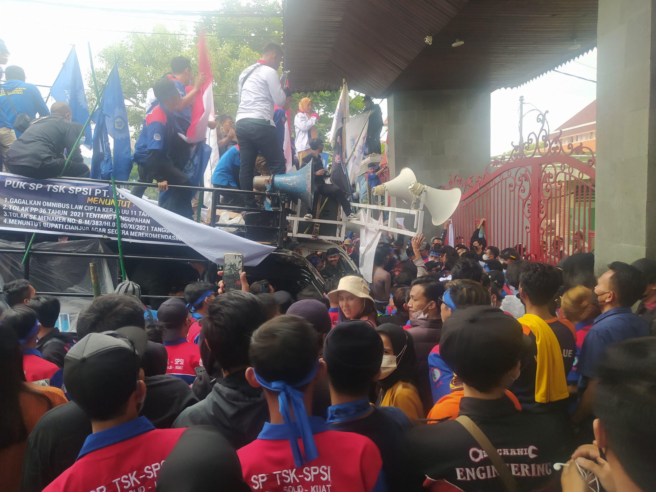 Rekomendasi Kenaikan UMK Cianjur Ditolak Provinsi, Buruh : Siap Mogok Daerah Selama 3 hari