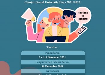 Mahasiswa Cianjur !! Yuk Gabung Cianjur Grand University Days 2022