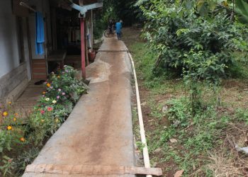 Salah Satu Warga Membangun Jalan Hingga 50 Juta Memakai Uang Pribadi, Menuai Kekecewaan