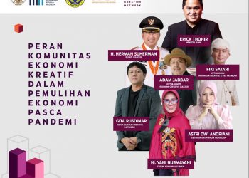 Event “Peran Komunitas Ekonomi Kreatif Dalam Pemulihan Ekonomi Pasca Pandemi” Yang Akan di Hadiri Erick Thohir Menteri BUMN