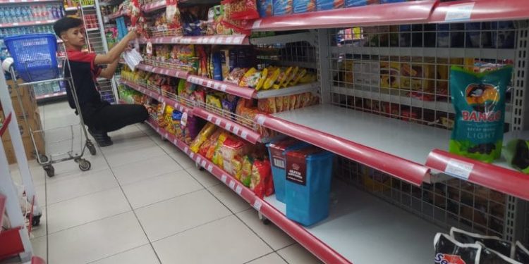 Sudah Beberapa Hari Stock Minyak Goreng di Sejumlah Minimarket Cianjur Kosong