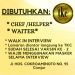 TKC Resto Cianjur Sedang Mencari Pekerja Untuk Chef/helper dan Waiter