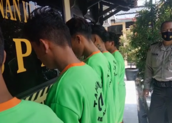 Polisi Tembak Kaki Salah Satu Geng Motor, Sebelumnya Warga Dibacok Geng Motor Hampir Tewas
