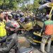 Laka Lantas Adu Banteng Truk di Ciranjang