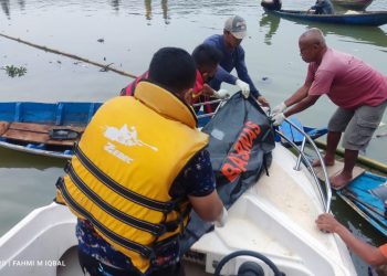 Setelah Pencarian Selama Seminggu, Sat Polair Polres Cianjur Berhasil menemukan Korban Hanyut di Sungai Cinangerang