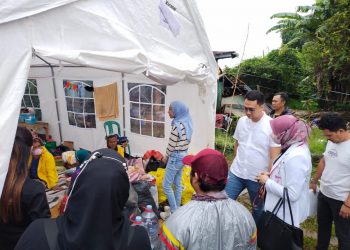Glafidsya Aesthetic Clinic Peduli Gempa Cianjur, Owner Turun Langsung Bagikan Sembako serta Cek Kesehatan Pengungsi