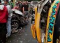 Brak ! Tabrakan Mobil di Puncak, Begini Kronologinya