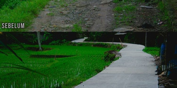 Capai Target, DPKP Cianjur Perbaiki Puluhan Kilometer Jalan Lingkungan dan Setapak