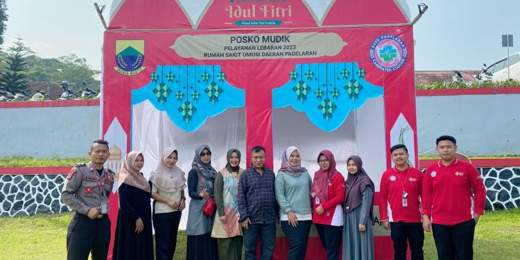 Periksa Kesehatan Gratis, RSUD Pagelaran Bangun Posko Pastikan Kesehatan Pemudik ke Cianjur Selatan