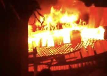 Kebakaran Hebat di Basoka Bojongpicung Menghanguskan Rumah, Diduga Akibat Korsleting Listrik