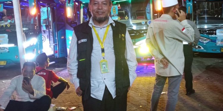 Pemberangkatan Malam Hari, Kemenag Cianjur Pastikan Logistik dan Kenyamanan Jemaah Haji Kloter 25 Terjaga