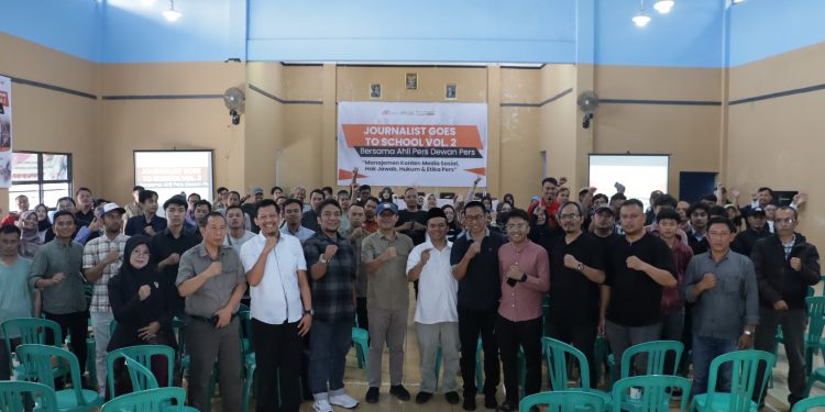Journalist Goes to School Vol.2 Dibuka, Dewan Pers Dorong Literasi Media di Kalangan Pendidik