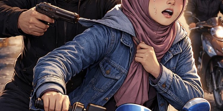 Aksi Begal di Ciranjang, Perempuan Muda Kehilangan Motor dan Alami Luka-Luka
