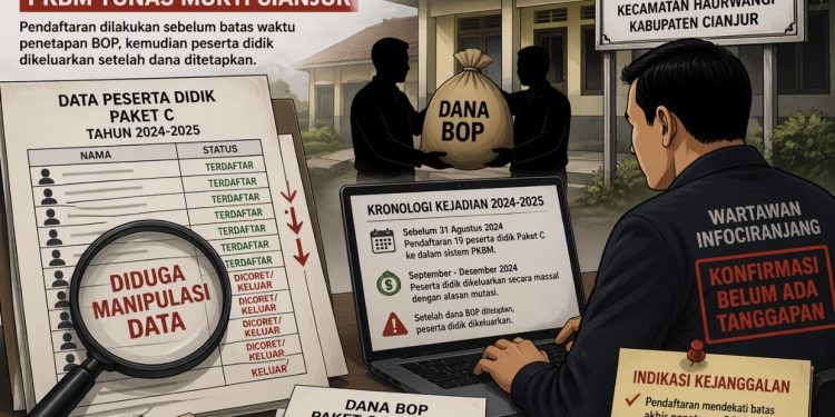PKBM Tunas Mukti Cianjur Diduga Manipulasi Data Peserta Didik untuk Cairkan Dana BOP