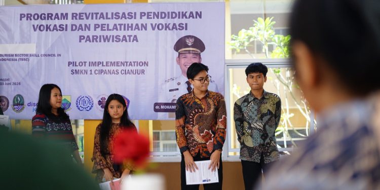 SMKN 1 Cipanas Jadi Percontohan Nasional Pelatihan Pendidikan Vokasi Pariwisata